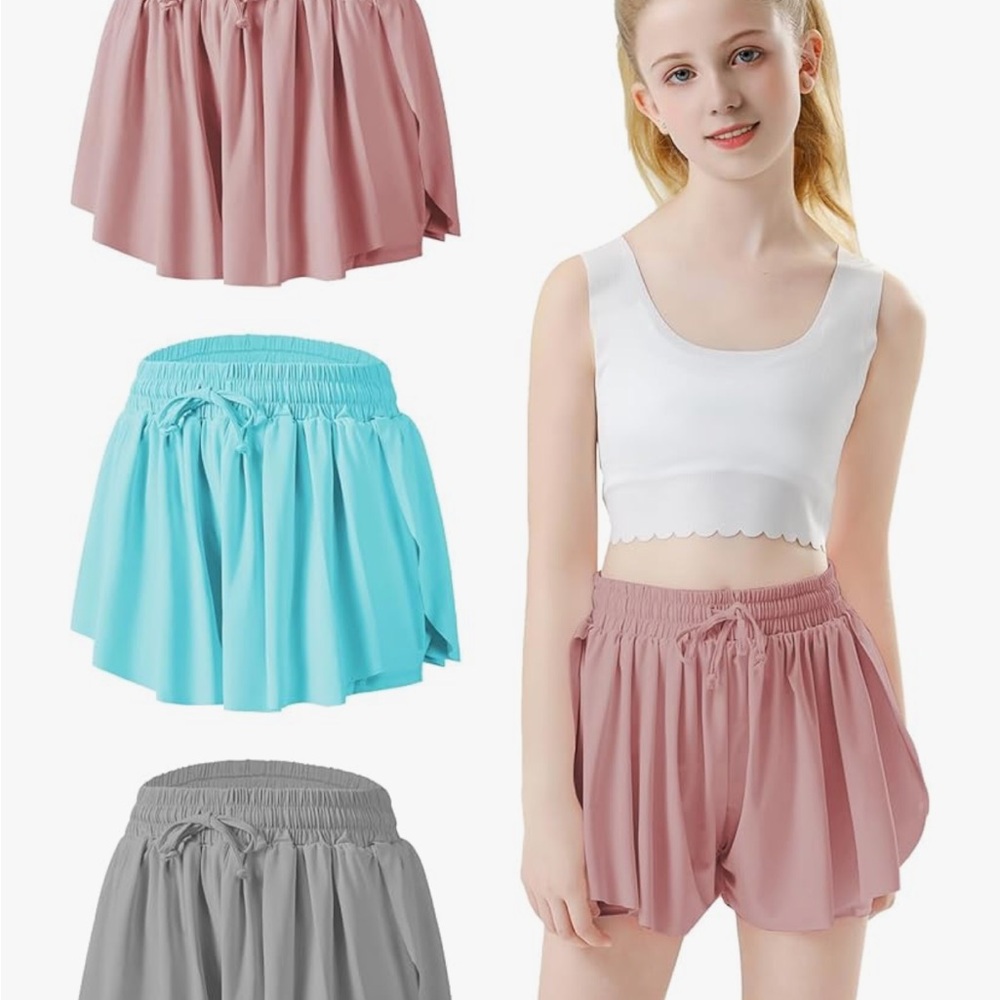 Grey butterfly shorts like new